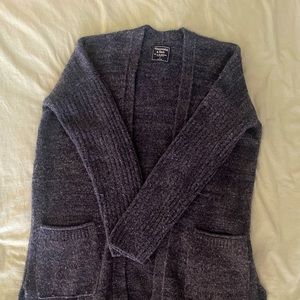 Navy Abercrombie cardigan